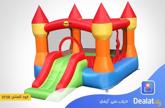 Happy Hop Castle Bouncer with Slide 9017N - dealatcity store