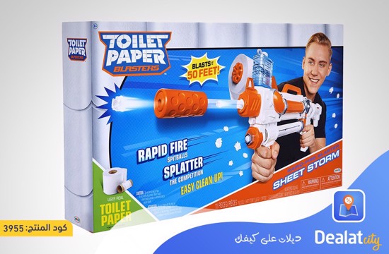 Storm Rapid Fire Toilet Paper Blaster - dealatcity store