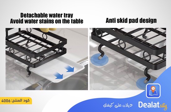 Multipurpose Carbon Steel Kitchen Sink Caddy Organizer - dealatcity store
