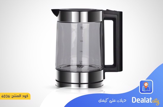 RAF Double Layer Stainless Steel 1500W Kettle - dealatcity store