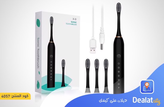 Sonic Electric Toothbrush USB Rechargeable Toothbrush - dealatcity store