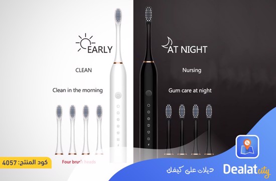 Sonic Electric Toothbrush USB Rechargeable Toothbrush - dealatcity store