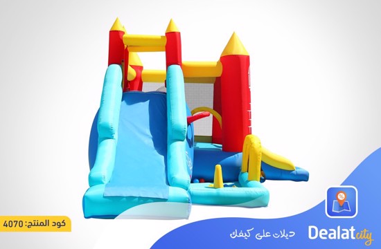 Happy Hop 9071R Bounce House 8 in 1 Jumping Castle - dealatcity store