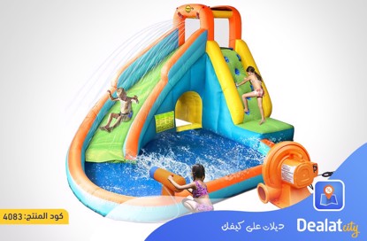 Happy Hop 9117N Water Slide With Pool and Cannon - dealatcity store