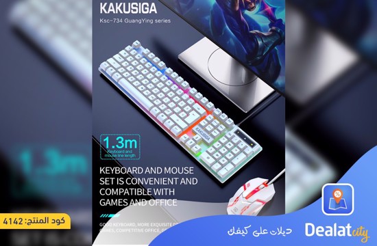 KAKUSIGA Keyboard and Mouse Set - dealatcity store