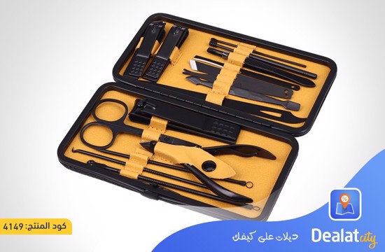 16 In 1 Stainless Steel Nail Cutter Pedicure Kit - dealatcity store