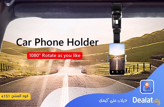 1080° Rotation Clip Car Sun Visor Cell Phone Holder - dealatcity store