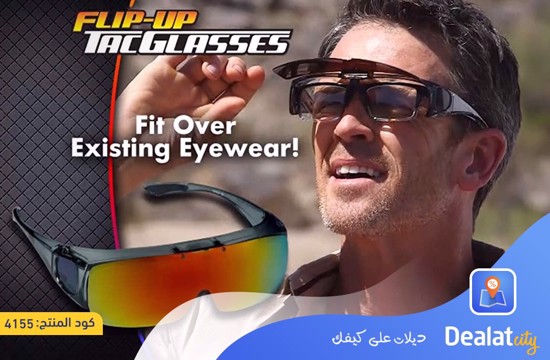 Flip-Up Tac Glasses - Flip Up Sunglasses - dealatcity store
