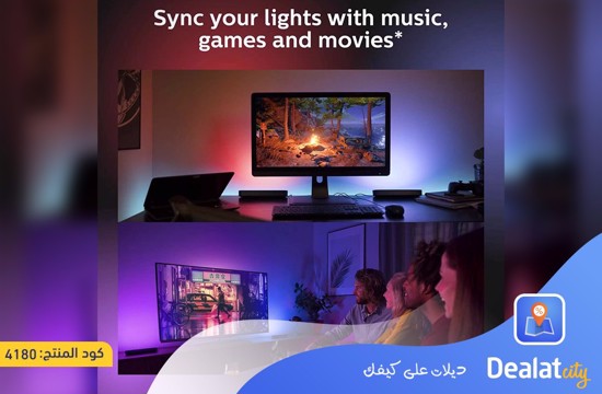 Smart LED RGB Flow Gaming Light Bar - dealatcity store