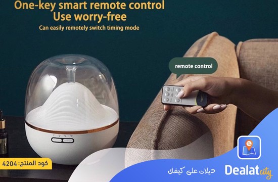 600ML Remote Control Air Humidifier Essential Oil Aroma Diffuser - dealatcity store