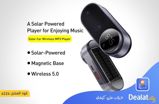 Baseus Solar Car Wireless MP3 Player - dealatcity store