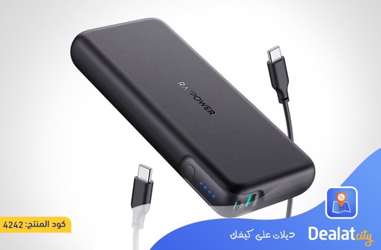 RAVPower RP-PB201 PD Pioneer 20000mAh 60W 2-Port Portable Charger - dealatcity store
