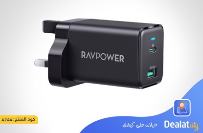 RAVPower RP-PC171 PD 45W2-Port Wall Charger - dealatcity store