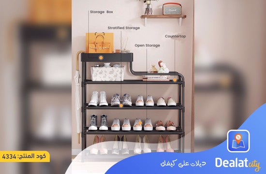 Space-saving, practical 5-tier shoe rack and organizer - dealatcity store
