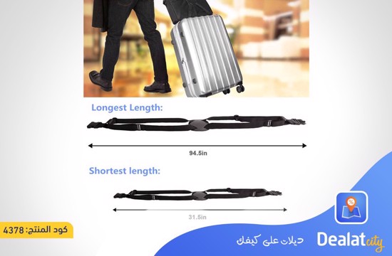 High Elastic Hands-free Travel Suitcase Strap - dealatcity store