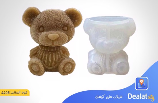 3D Silicone Mold Bear Shape Ice Cube Maker - dealatcity store