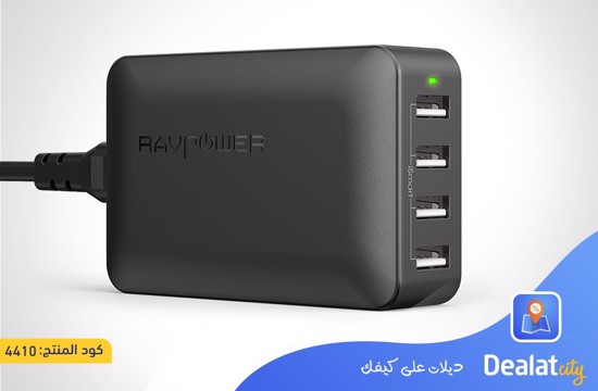 RAVPower RP-PC023 40W 4-Port USB Charger - dealatcity store