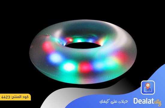 Inflatable Luminous Swimming Float With RGB LED Light - dealatcity store