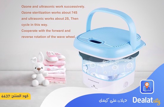 Mini Foldable Automatic Washing Machine - dealatcity store