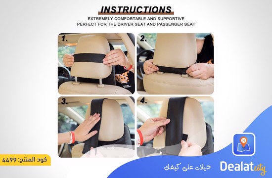 Memory Foam Car Seat Headrest Cushion - dealatcity store