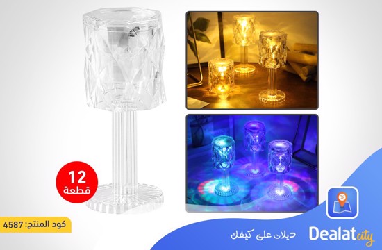 Mini RGB LED Transparent Crystal Night Lights - dealatcity store