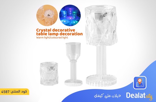 Mini RGB LED Transparent Crystal Night Lights - dealatcity store