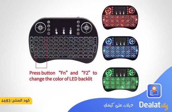 Mini Backlit Wireless Keyboard - dealatcity store