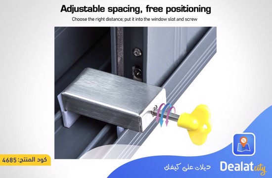 Adjustable Window Lock With Key - dealatcity store