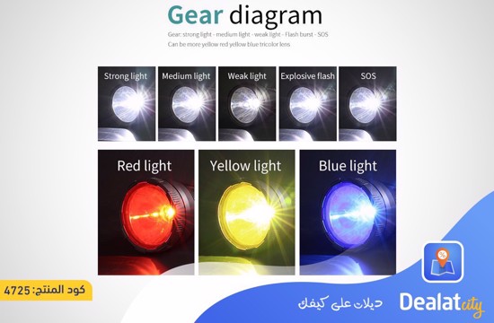 Large LED Flashlight - dealatcity store