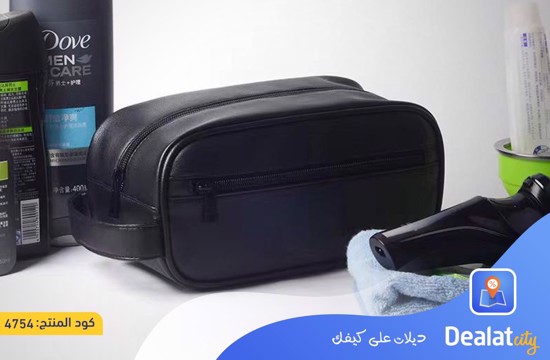 Leather Toiletry Organizer Bag - dealatcity store