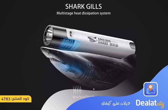 Smiling Shark Rechargeable Powerful LED Torch - dealatcity store	