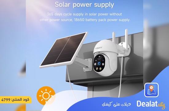 Xiaovv WiFi Outdoor Solar Security Camera - dealatcity store