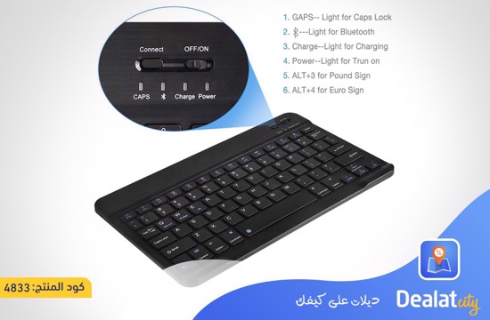 Wireless Bluetooth Keyboard - dealatcity store