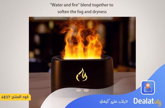 Ultrasonic Flame Humidifier - dealatcity store