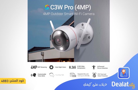 EZVIZ C3W Pro Smart Security Camera - dealatcity store