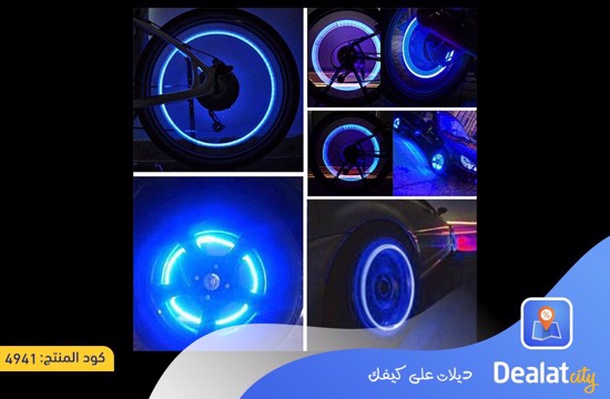 Set Of 2 Diamond Shape Car Tyre LED Lights - dealatcity store