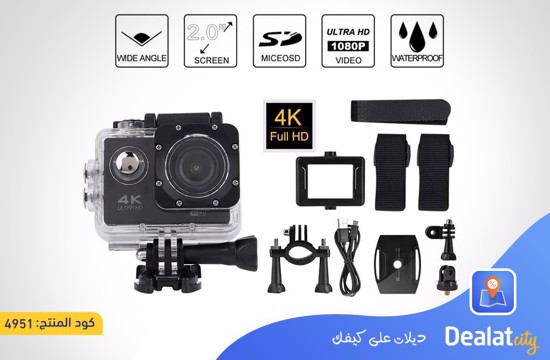 Action Cam 4K WiFi Waterproof Sports Camera - dealatcity store