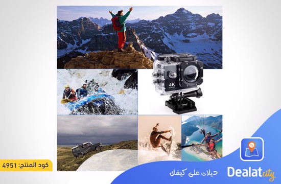 Action Cam 4K WiFi Waterproof Sports Camera - dealatcity store