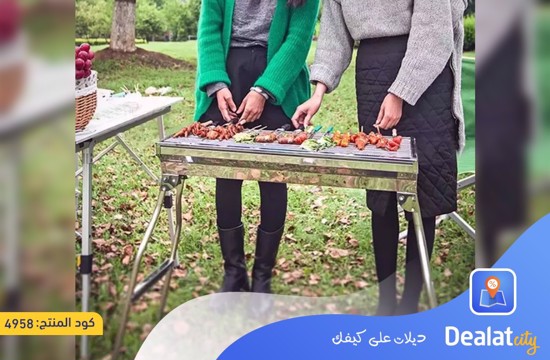 Stainless Steel Foldable Charcoal Grill - dealatcity store
