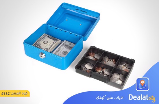 Metal Box With Lock Durable Double Layer - dealatcity store