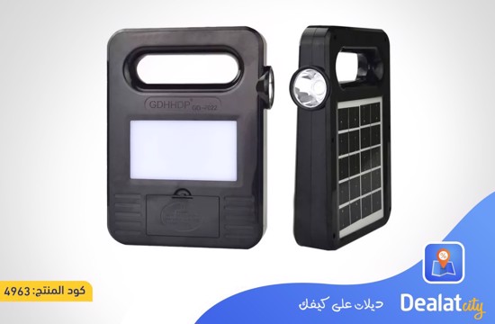 GD-7022 Rechargeable Solar LED Light - dealatcity store