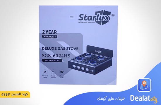Starlux 4 plate Deluxe Gas Stove - dealatcity store