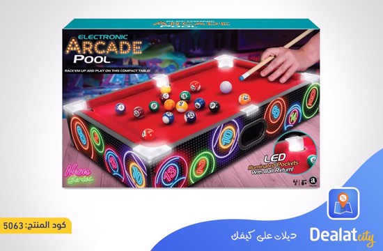 Mini Pool Table with LED Lighting - dealatcity store