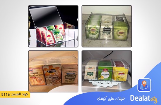 Acrylic tea Bag Storage Organizer - dealatcity store
