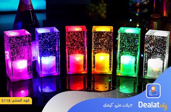 RGB LED Colorful Crystal Bar Table Lamp - dealatcity store