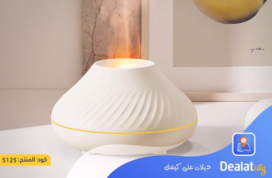 Ultrasonic Air Humidifier and Air Freshener with Flame Light - dealatcity store