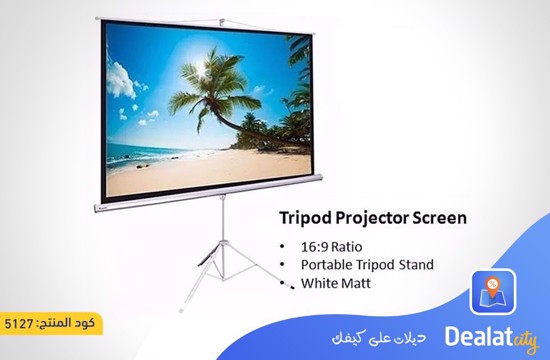 Tripod Projector Screen 180 cm - dealatcity store