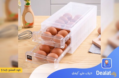 24 Grid Drawer Type Egg Storage Box - dealatcity store