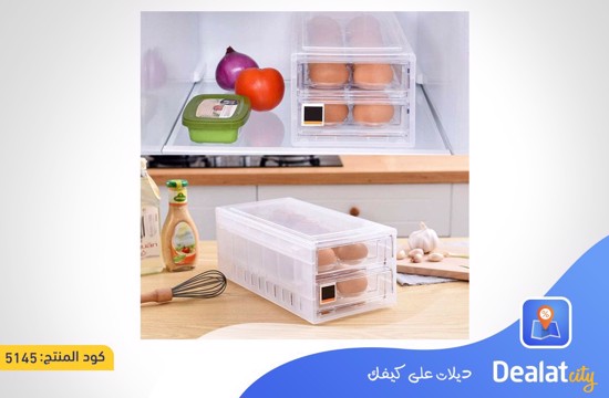 24 Grid Drawer Type Egg Storage Box - dealatcity store
