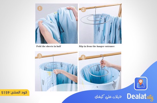 Spiral Hanger for Drying Towels and Sheets - dealatcity store